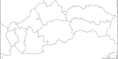 মানচিত্র, স্লোভাকিয়া ফাঁকা 